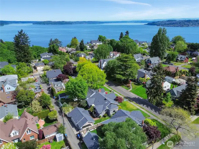 Close to Ruston Way and Point Defiance.