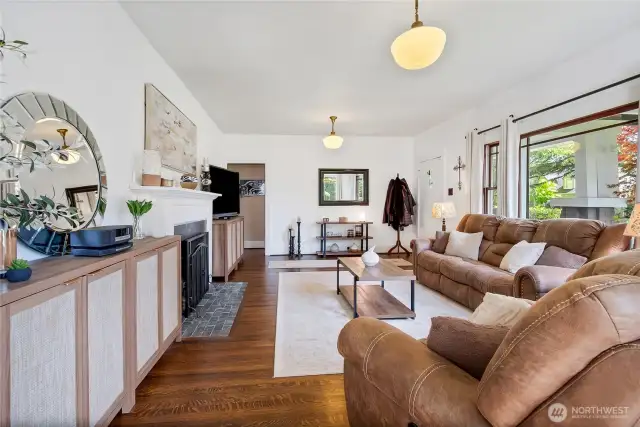 Living room from dining room.