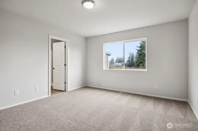 Primary Bedroom-Interior Pictures: Disclaimer- Photos are of another Lina floor plan from a previous community, photos are for illustrative purposes only. Finishes, flooring, upgrades, or other features may vary.