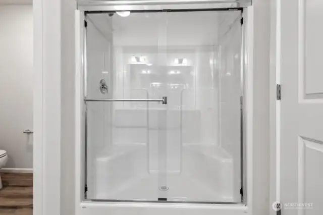 Primary Bath-Interior Pictures: Disclaimer- Photos are of another Lina floor plan from a previous community, photos are for illustrative purposes only. Finishes, flooring, upgrades, or other features may vary.
