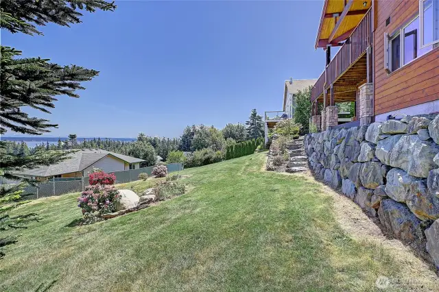 Back of home and back yard