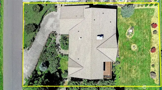 Aerial View approximate lot