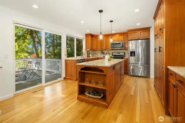 From dining room to kitchen