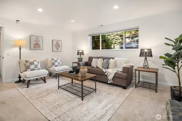 Lower living room