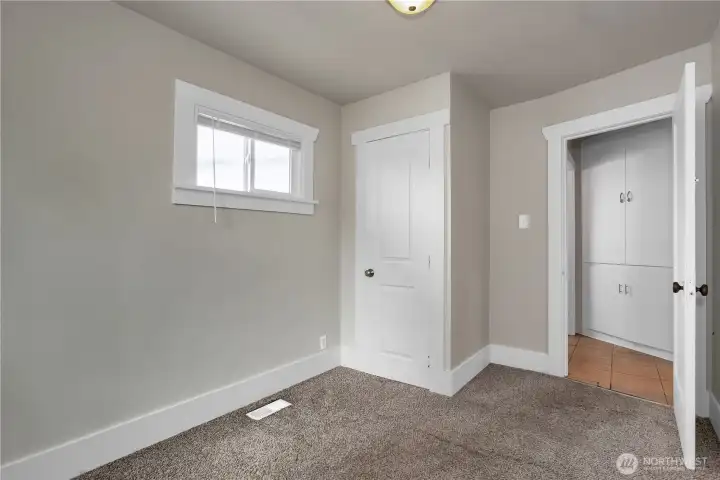 Rear bedroom.