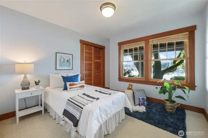 Bedroom #2 also with great bay views.