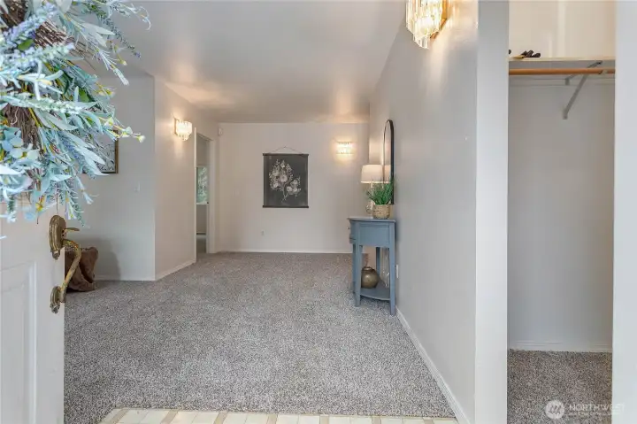 Extra wide entry