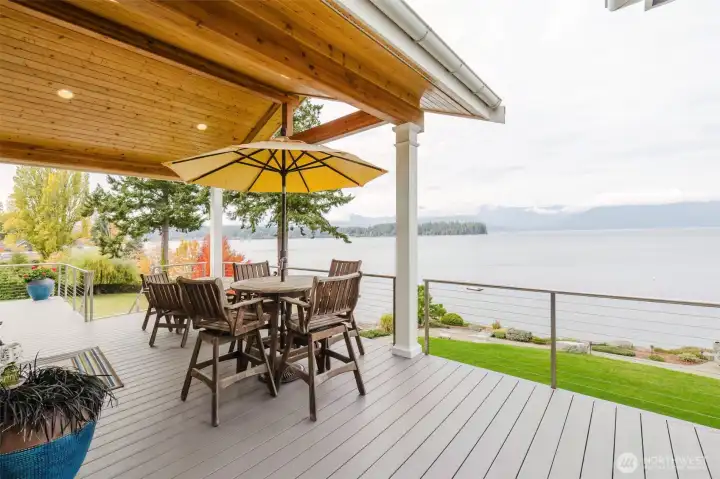 Dinner inside or outside dear?