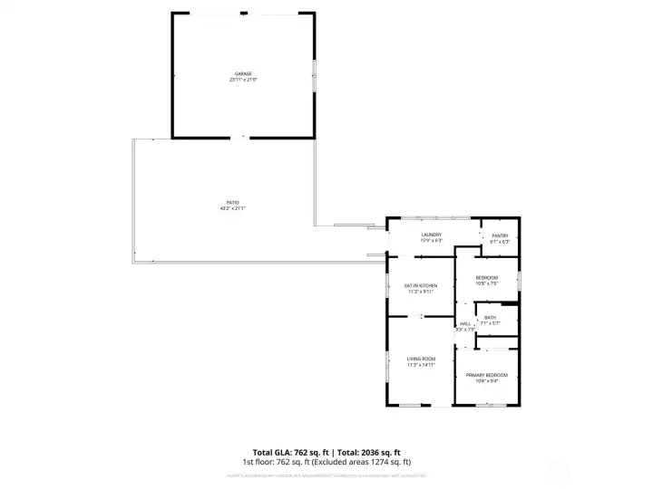 Approximate floor plan