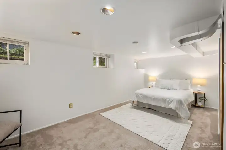 Lower level bedroom