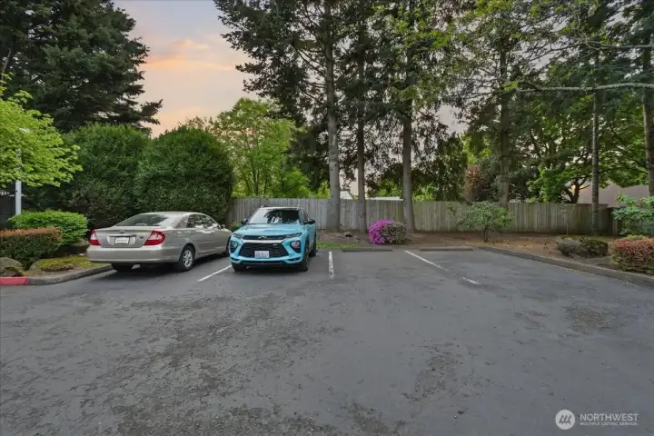 Ample parking