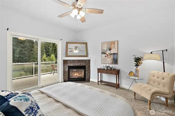 Primary Bedroom with outdoor deck access