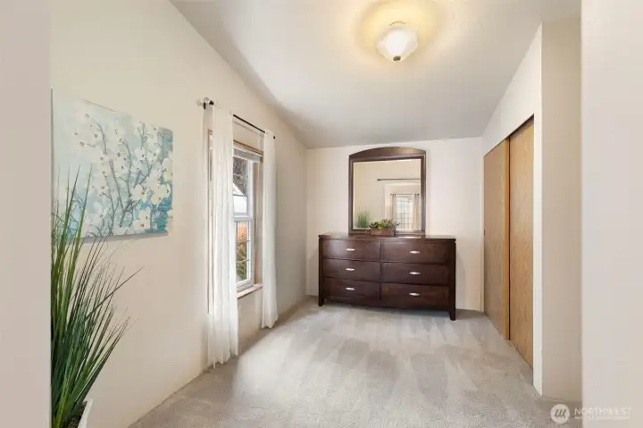 This room is the 4th Bedroom however... the owner took out part of the wall between the 3rd and 4th Bedroom so there was passage between the 2 rooms  for the convenience of house guests staying with the owner.  Easy to go back to 4 bedrooms if desired.
