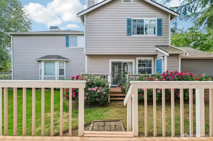 Deck with Storage Closet