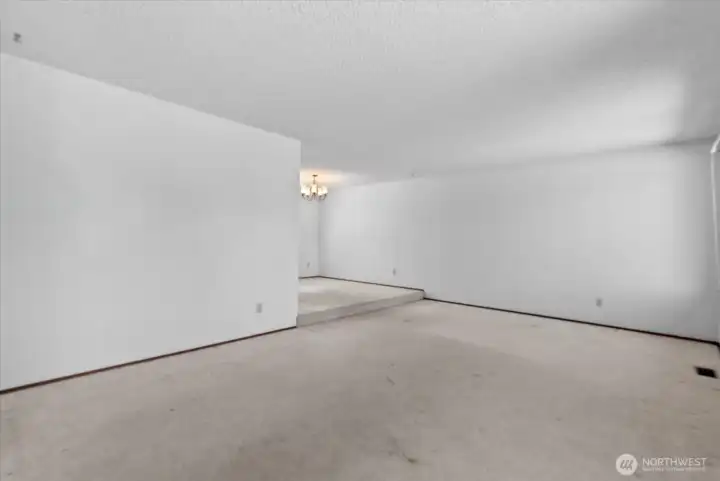 living room off to the right