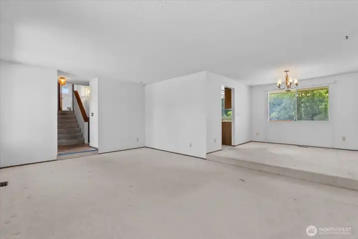 living/dining area