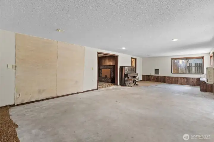 lower level media room