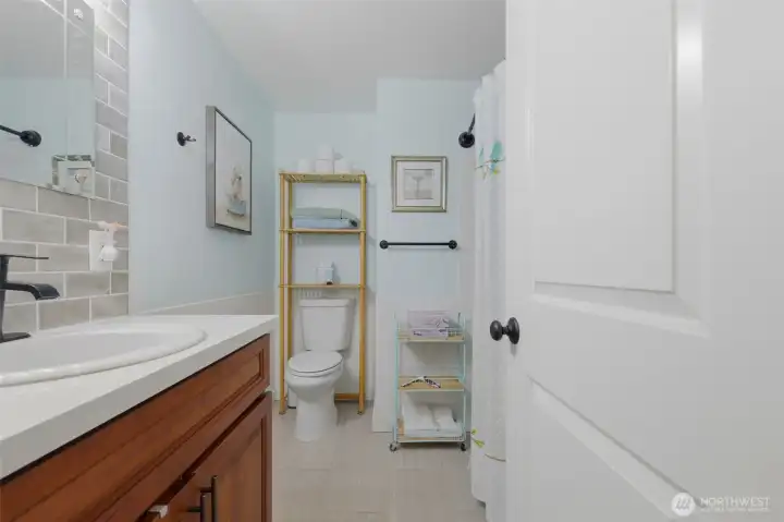 Upstairs guest full bathroom Upstairs guest full bathroom
