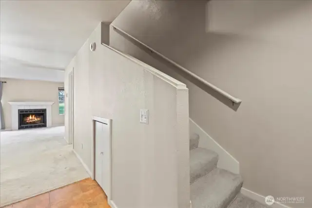 Stairs to second floor