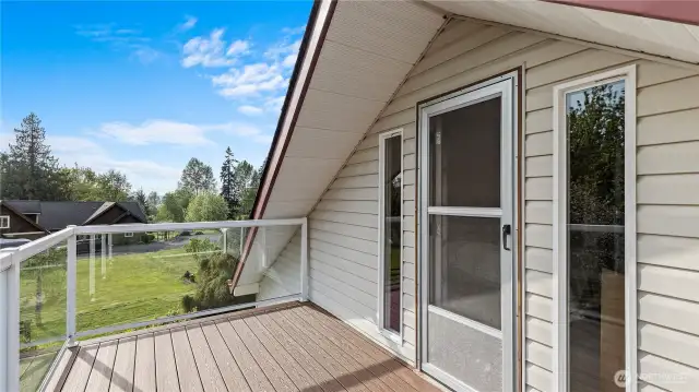 Deck Off Main Bedroom