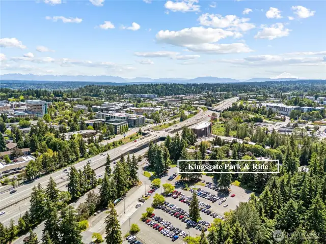 Walking distance to Kingsgate Park & Ride