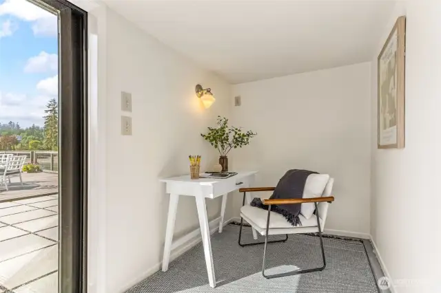 Additional flex space in the lower level (wow) can be changed to suit your dreams!  Want a mini kitchen?  Or a place to add bunk beds?  Access to the waterfront and entertaining areas are key, and it's easy with this available space!