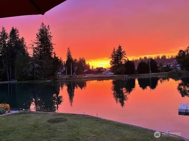 Beautiful sunset view from 7318 Ray Nash Dr