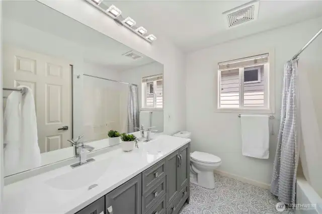 2nd full bath upstairs