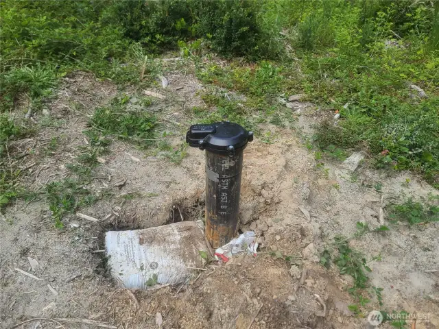 Private drilled well installed and ready to go.