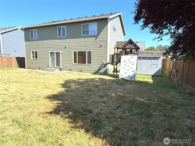 Back of home - freshly painted exterior