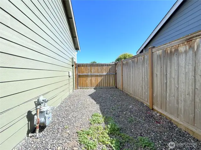 Gated RV parking - can be extended w/removal of dividing fence at backside