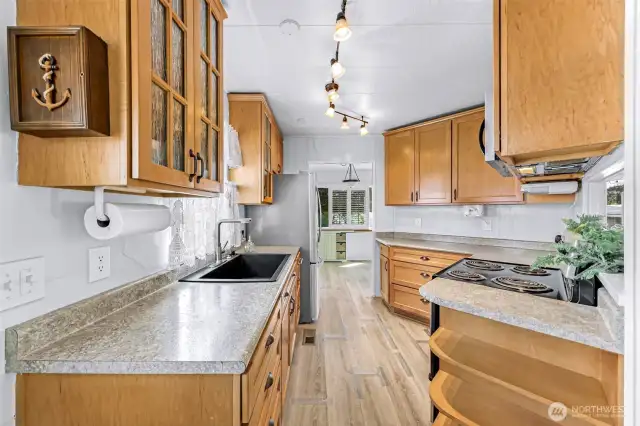 Updated Kitchen from laundry area to dining area