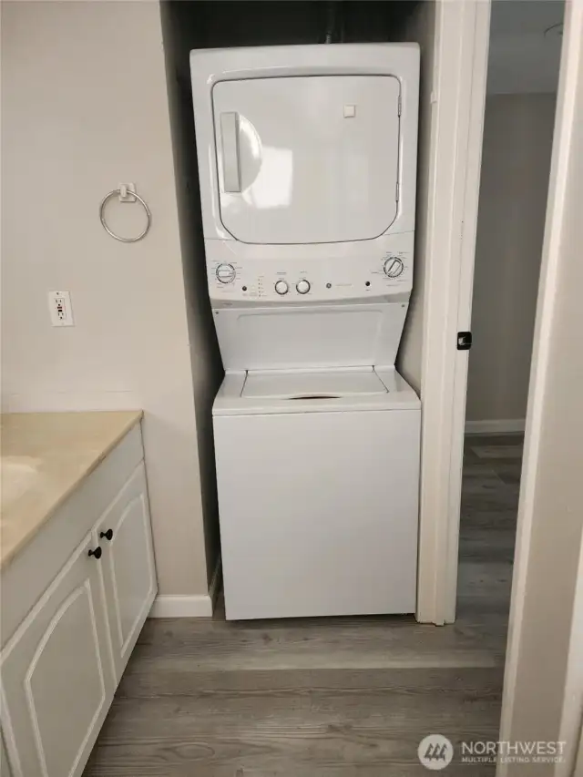 Washer/Dryer in Bathroom