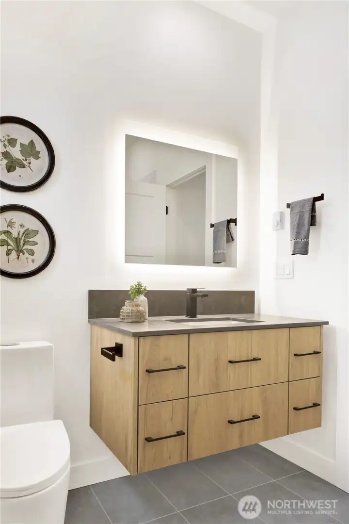 Main floor- 3/4 bathroom
