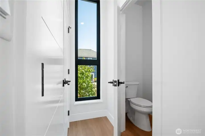 Main Level Powder Room & Laundry