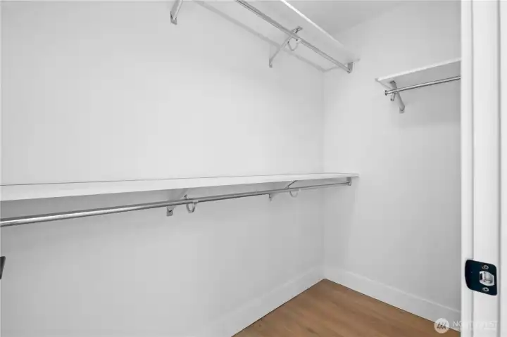 Primary Walk In Closet