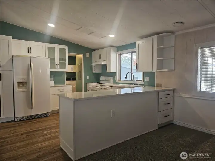 This kitchen has tons of storage!