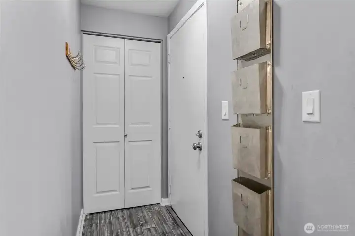 Welcome home! The main living spaces have luxury vinyl flooring; the bedrooms are carpeted.