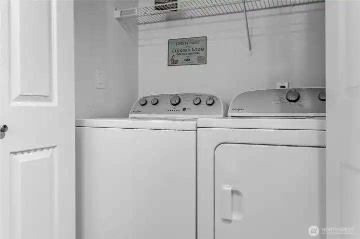 Brand new washer and dryer installed 02.26.26.