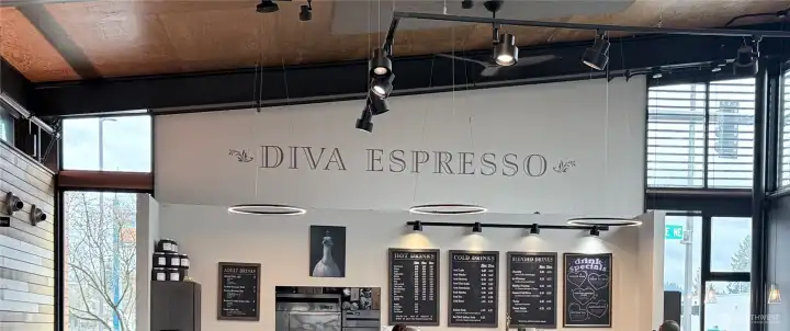 Don't miss the fabulous drinks and bites at Diva Espresso, located in The Hangar!