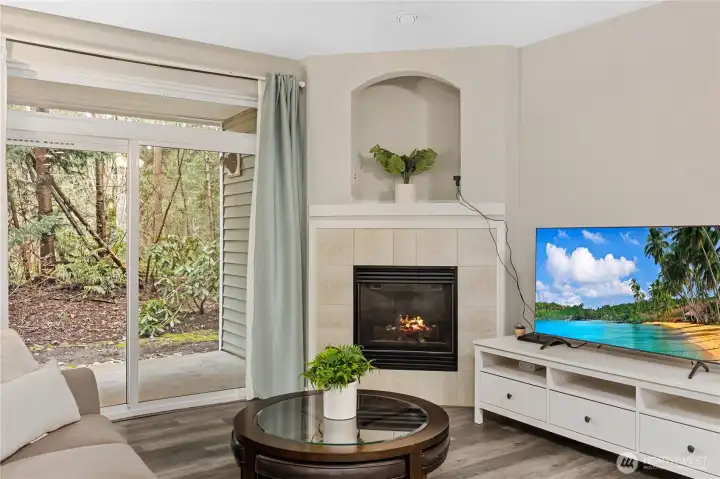 Enjoy quiet mornings or relaxing nights while watching birds and local wildlife just outside your window.