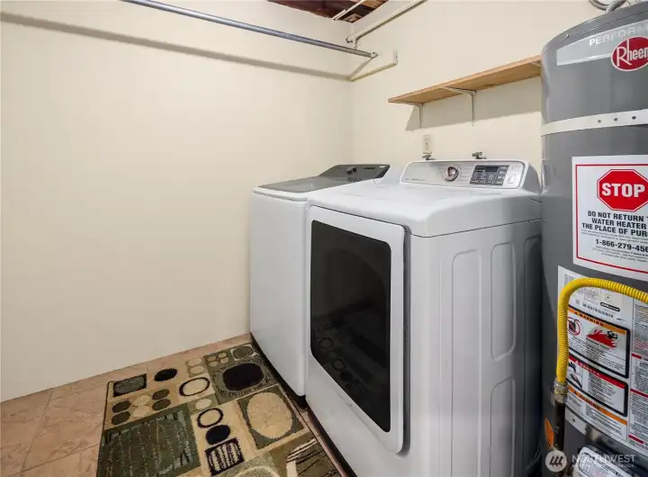 Lower Floor Laundry and Utility Room