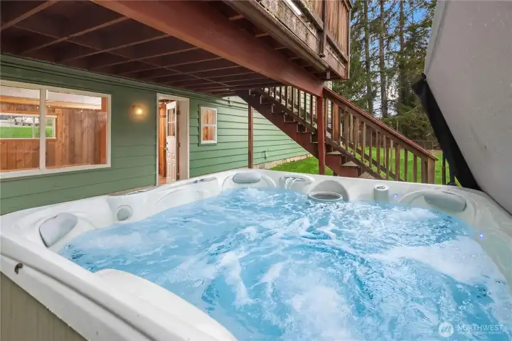 Relaxing Hot Tub