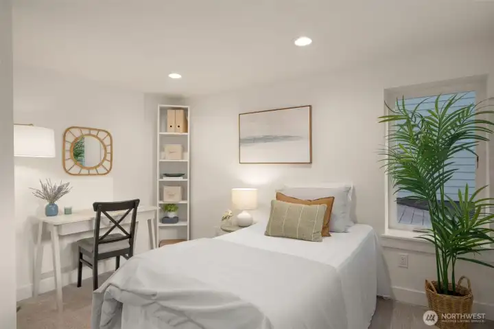 Lower-level 2nd Bedroom