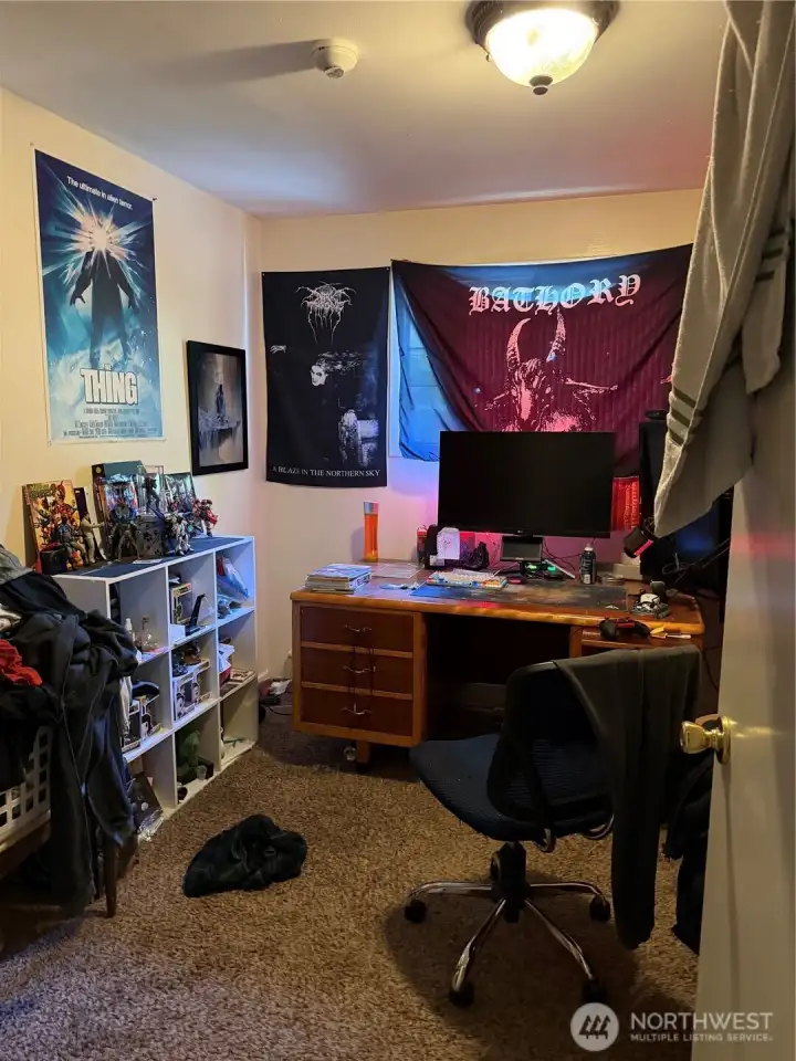 Bedroom turned into game room unit A