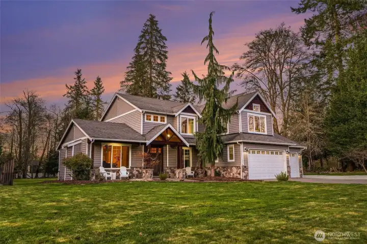 Cherish peace & tranquility on this 2.3 serene acres in this impeccably remodeled estate.