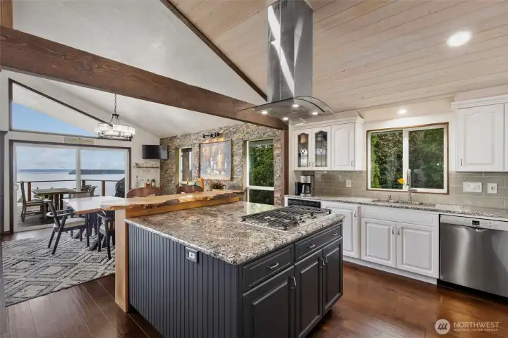 It's a one of a kind, spacious and usable kitchen.