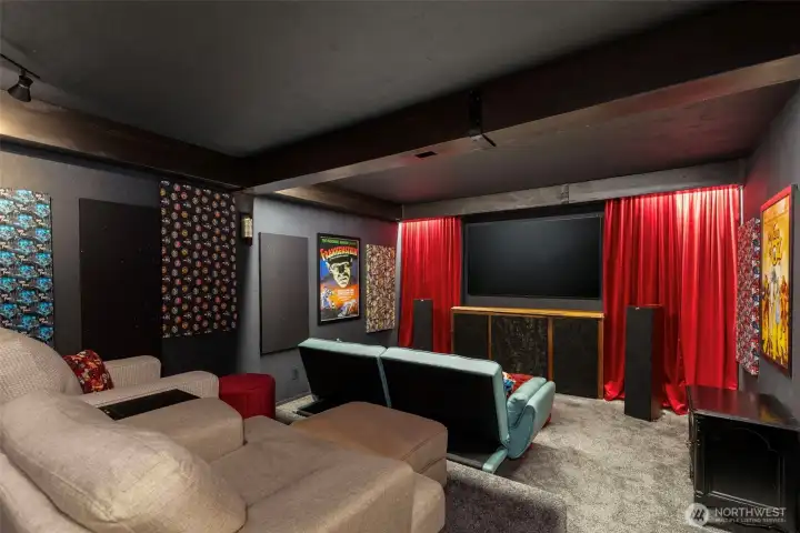 Pick your favorite seat and immerse yourself in the magic of your own theatre!