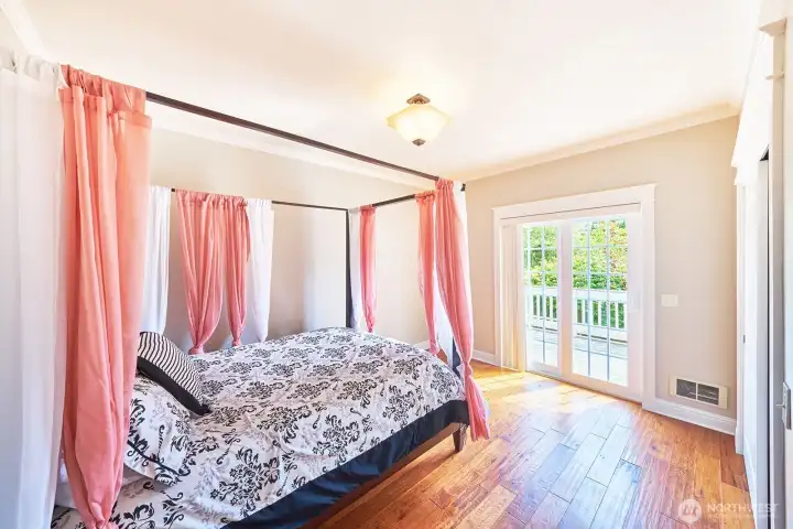 The 2nd bedroom also enjoys direct access to the back deck and includes dedicated heating for personalized comfort.