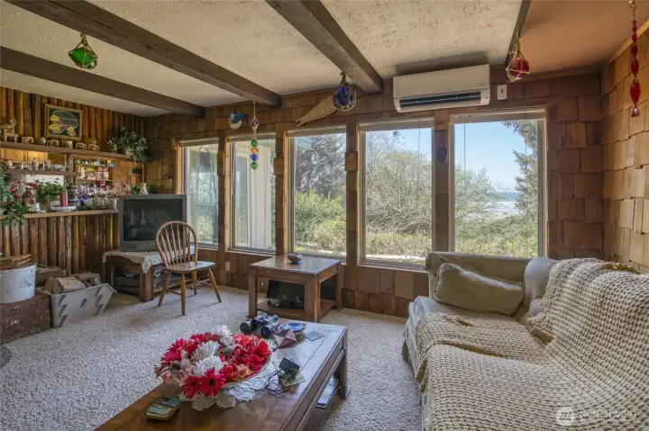 A great space to relax with lots of natural light.